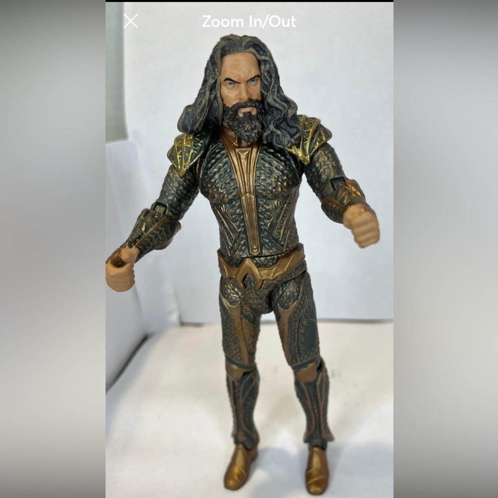 Aquaman Action Figure - Green and Gold